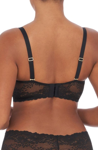 Natori Heavenly Convertible Balconette Underwire Bra (30b) In Black