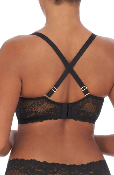Natori Heavenly Convertible Balconette Underwire Bra (30b) In Black