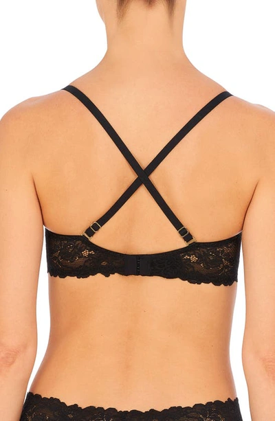Natori Heavenly Convertible Balconette Underwire Bra (30b) In Black