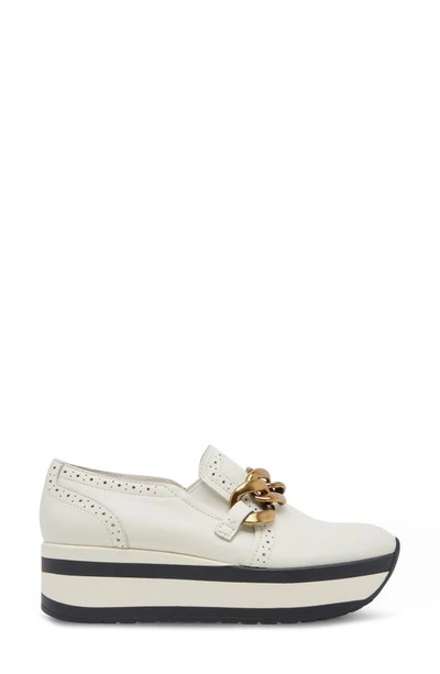 Shop Dolce Vita Jhenee Platform Sneaker In White Leather