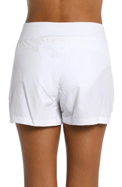 Shop La Blanca 3-inch Board Shorts In White