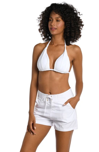 Shop La Blanca 3-inch Board Shorts In White