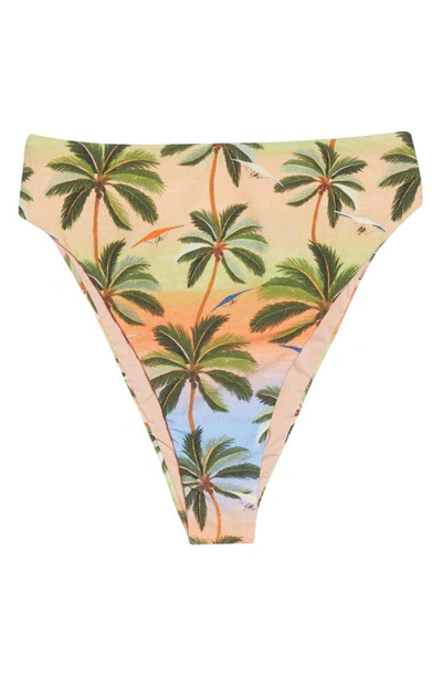 Shop Farm Rio Carioca High Waist Bikini Bottoms In Carioca Multicolor