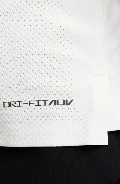 Shop Nike Dri-fit Adv Tour Camo Golf Polo In Summit White/ White/ Black