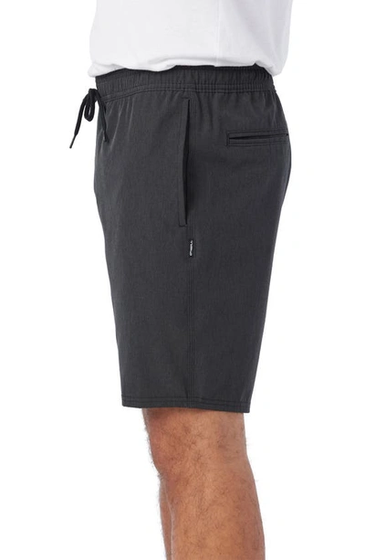 Shop O'neill Reserve Drawstring Waist Shorts In Black
