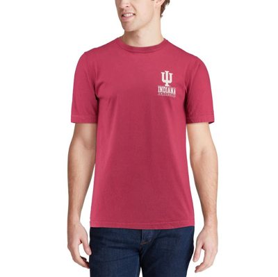 Shop Image One Crimson Indiana Hoosiers Comfort Colors Campus Icon T-shirt