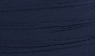 La Blanca Island Goddess Mio High-neck One-piece Swimsuit In Indigo