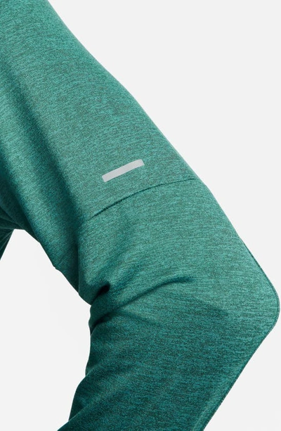 Shop Nike Dri-fit Element Half Zip Running Pullover In Faded Spruce/ Mineral Teal