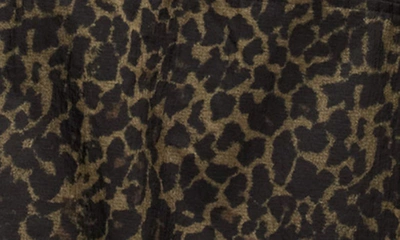 Allsaints Punta Leo Oversize Jacket In Worn Brown Leo