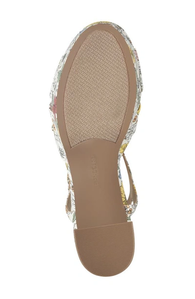 Shop Bandolino Prezley Ankle Strap Platform Sandal In Medium Green 310