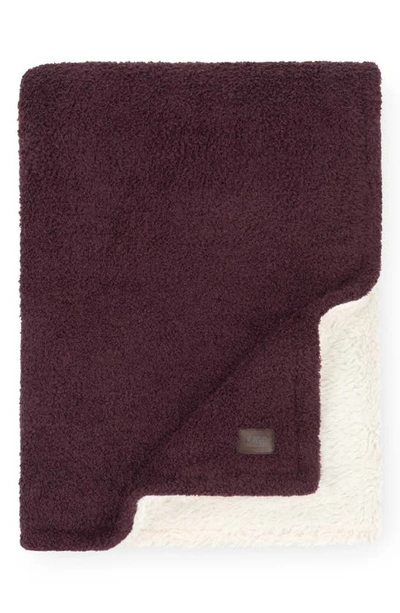 Shop Ugg (r) Ana Faux Shearling Throw In Port