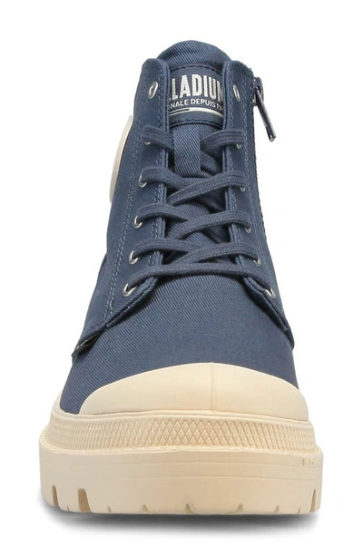 Palladium Womens Pallabase Twill Boots In Vintage Indigo