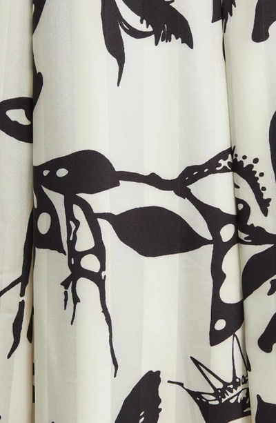 Nikki Lund Ryan Floral Midi Skirt In White