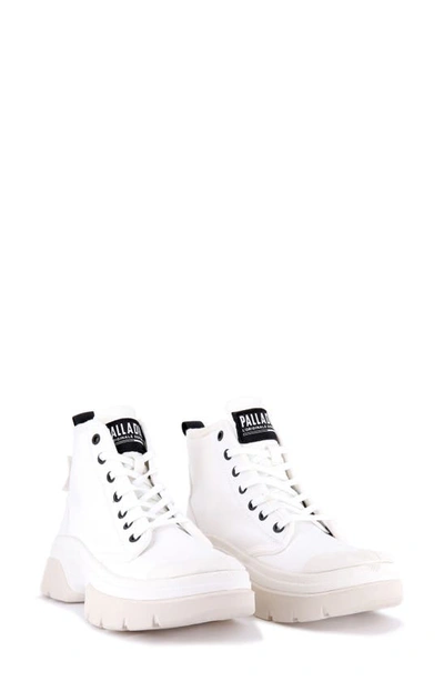 Palladium Pallawave High Top Sneaker In Star White
