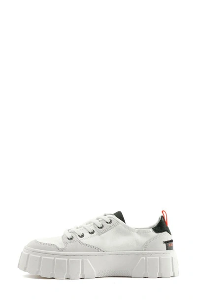 Palladium Pallatower Lo Platform Sneaker In Star White
