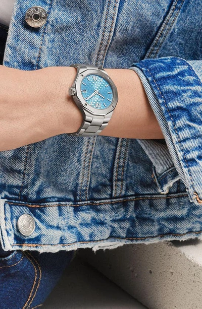 Shop Baume & Mercier Riviera 10612 Automatic Bracelet Watch, 36mm In Silver
