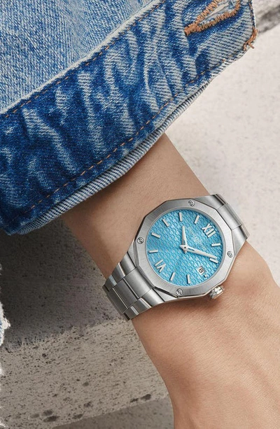 Shop Baume & Mercier Riviera 10612 Automatic Bracelet Watch, 36mm In Silver