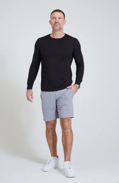Shop Redvanly Russell Long Sleeve T-shirt In Tuxedo