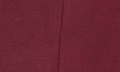 Shop Asos Design Superskinny Stretch Linen & Cotton Vest In Burgundy