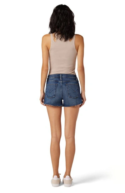Shop Hudson Gemma Mid Rise Cutoff Denim Shorts In Peony