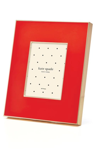 Shop Kate Spade Make It Pop 5 X 7 Picture Frame In Red
