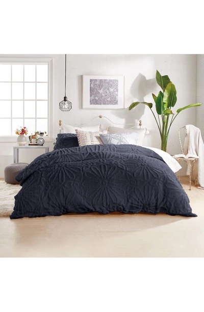 Peri Home Chenille Medallion Comforter & Sham Set In Indigo