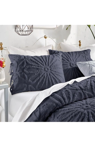 Peri Home Chenille Medallion Comforter & Sham Set In Indigo