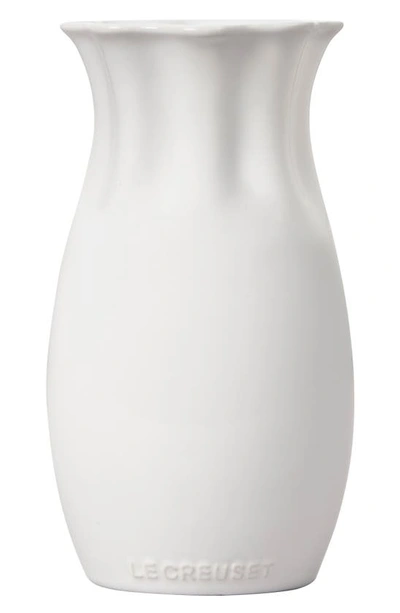 Shop Le Creuset Small Stoneware Vase In White