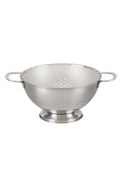 Le Creuset Set Of 3 Stackable Stainless Steel Colanders In Stainless Steel