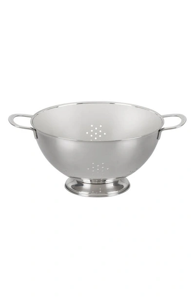 Le Creuset Set Of 3 Stackable Stainless Steel Colanders In Stainless Steel