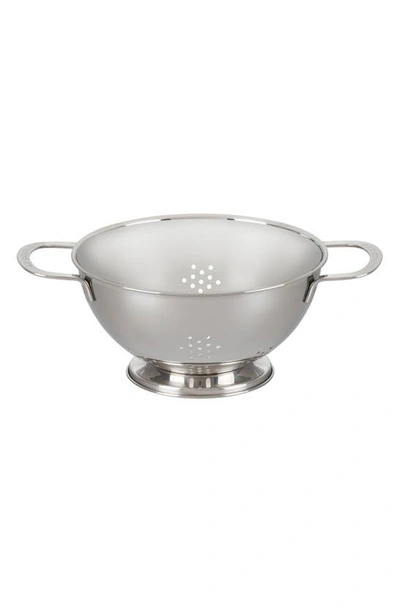 Le Creuset Set Of 3 Stackable Stainless Steel Colanders In Stainless Steel