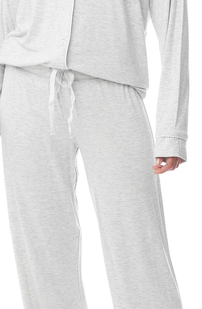 Shop Papinelle Kate Jersey Pajamas In Grey