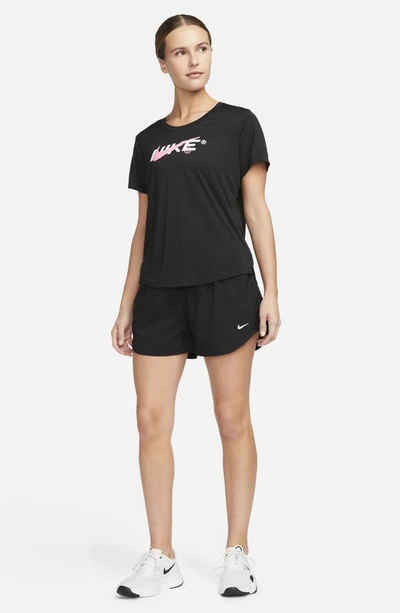 Shop Nike Dri-fit Ultrahigh Waist 3-inch Brief Lined Shorts In Black