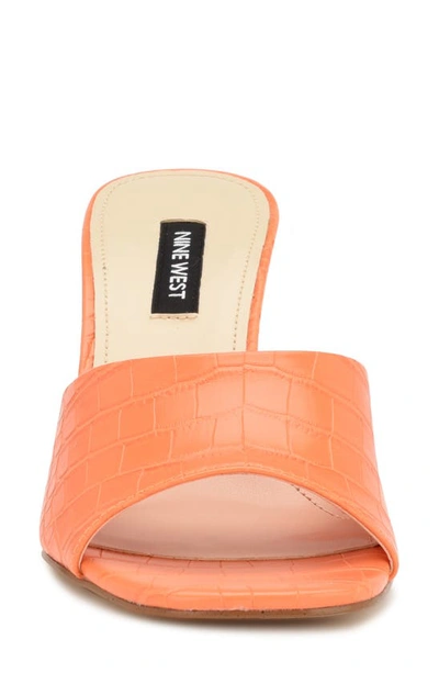 Shop Nine West Nesa Wedge Sandal In Orange 800