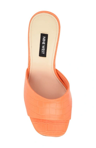 Shop Nine West Nesa Wedge Sandal In Orange 800