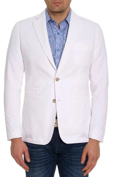 Shop Robert Graham Harlow Seersucker Sport Coat In White