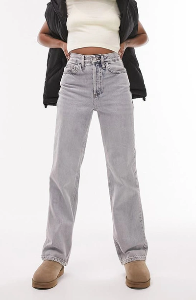 Topshop high waisted straight leg clearance jeans