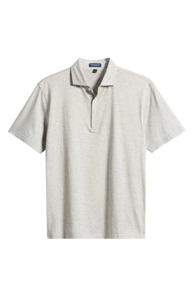 Shop Peter Millar Crown Crafted Excursionist Flex Cotton & Modal Polo In Gale Grey