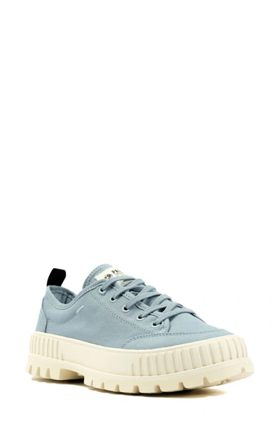 Shop Palladium Pallashock Low Top Sneaker In City Blue