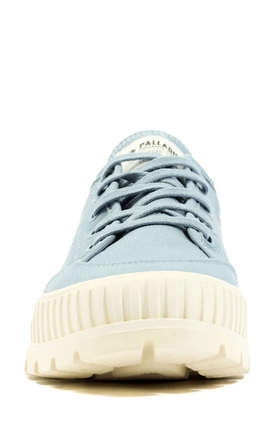 Shop Palladium Pallashock Low Top Sneaker In City Blue