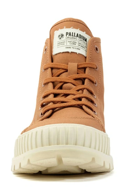 Shop Palladium Pallashock Mid Sneaker In Peru Archive