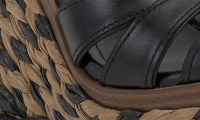 Shop Vince Camuto Phoenixx Platform Wedge Espadrille Sandal In Black