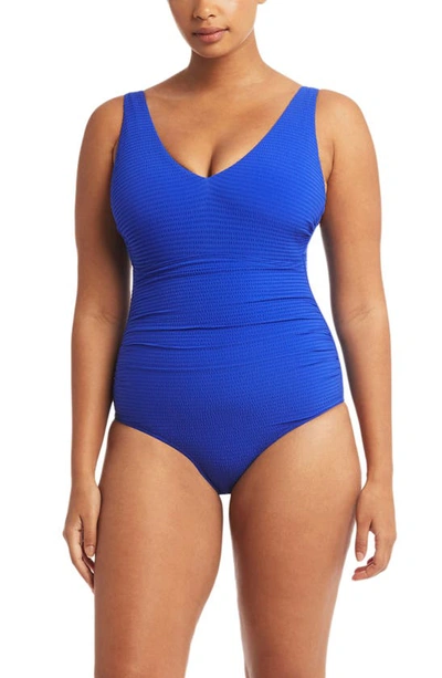 Shop Sea Level D- & Dd-cup One-piece Swimsuit In Cobalt