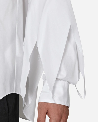 Shop Comme Des Garçons Homme Deux Cut-out Longsleeve Shirt In White
