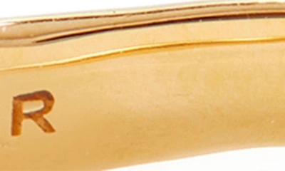 Monica Vinader Gold Amy Powney Wishbone Bangle In 18ct Gold Vermeil On Sterling