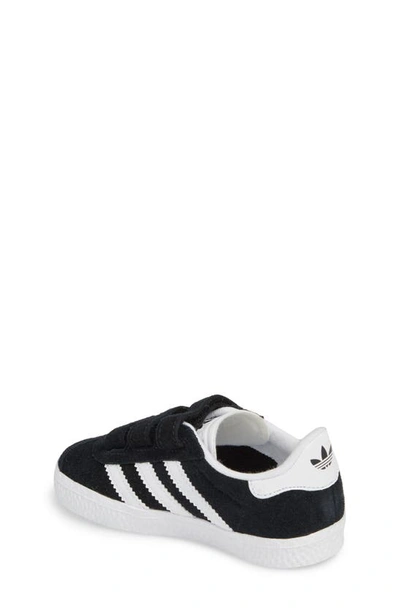 Shop Adidas Originals Gazelle Sneaker In Core Black / White / White