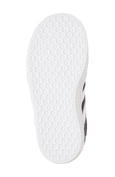 Shop Adidas Originals Gazelle Sneaker In Core Black / White / White