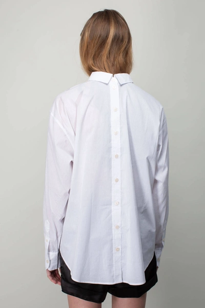 Shop Acne Studios Striped Button-up Shirt