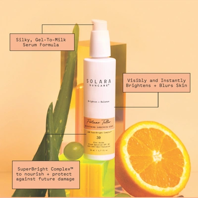 Solara Suncare Fortune Teller Brightenting Sunscreen Serum In Default Title