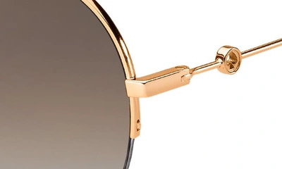 Shop Kate Spade 59mm Ellianafs Round Sunglasses In Red Gold/ Brown Gradient